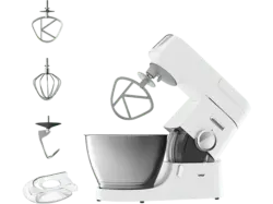 Kenwood KVC 3100 W Chef Küchenmaschine Weiß (Rührschüsselkapazität: 4,6 l, 1000 Watt)