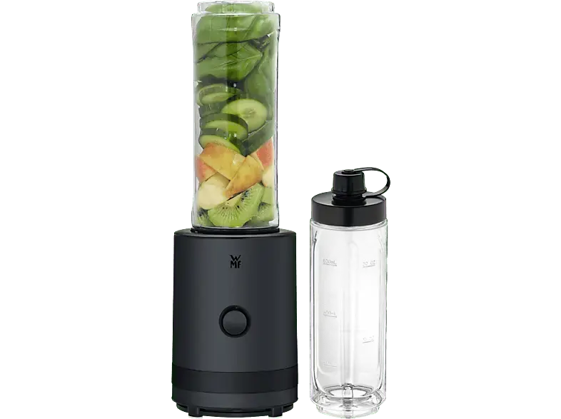 WMF 0416700011 Küchenminis Smoothie-Mixer (Silber, 300 ml)