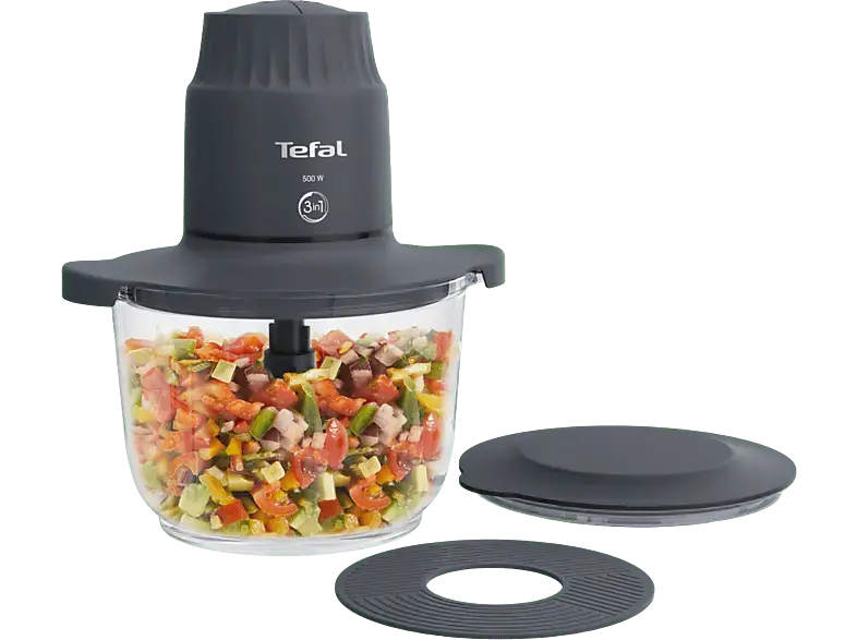 Tefal MB6031 Chopeo Zerkleinerer, Glas, 500W
