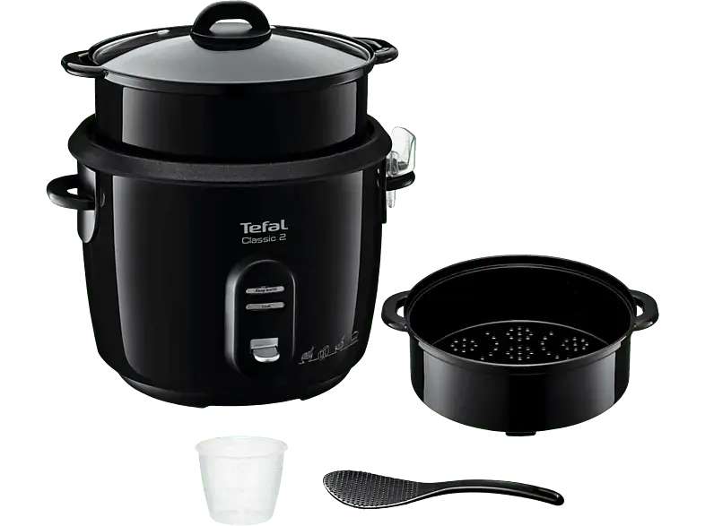 Tefal RK1038 New Classic Reiskocher (600 Watt, 5 l, Schwarz)