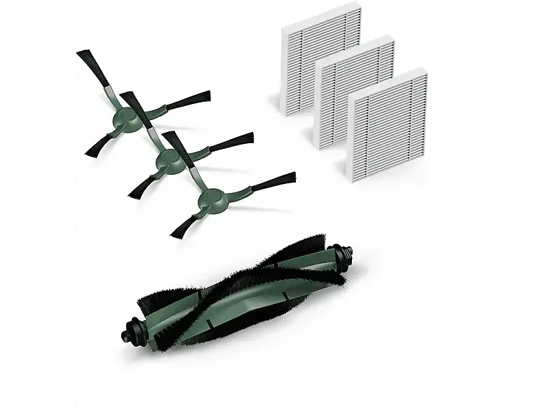 iRobot Original Zubehör: Wartungsset für Roomba Combo Essential, bestehend aus Hauptbürste, 3er Pack Seitenbürsten und 3 Hochleistungs-Filtern; Nachfüllpack