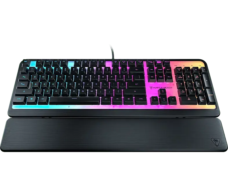TURTLE beach TBK-1004-02-DE Magma Keyboard mit Membrantasten, DE-Layout, 5-Zonen-AIMO™-RGB-Beleuchtung; Gaming Tastatur