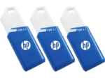 MediaMarkt HP 128 GB x775w USB-Stick, USB-A 3.1, R75/W30 MB/s, 3er Pack, Blau/Wei&szlig; - bis 12.09.2026