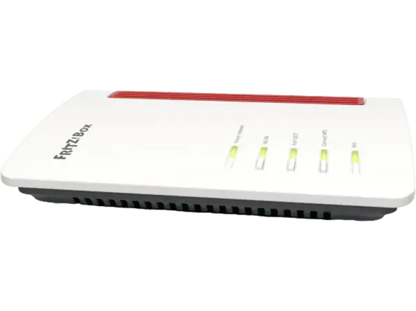 AVM FRITZ!Box 4050 WLAN Router, Wi-Fi 6, 2400 MBit/s + 1.732 MBit/s, MIMO, 3x Gigabit-LAN, IPv6, Mesh, DECT, Wei&szlig;