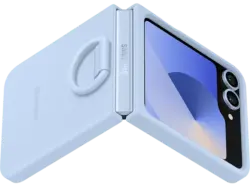 Samsung Silicone Case Backcover, für Samsung Galaxy Z Flip6, Blue; Schutzhülle