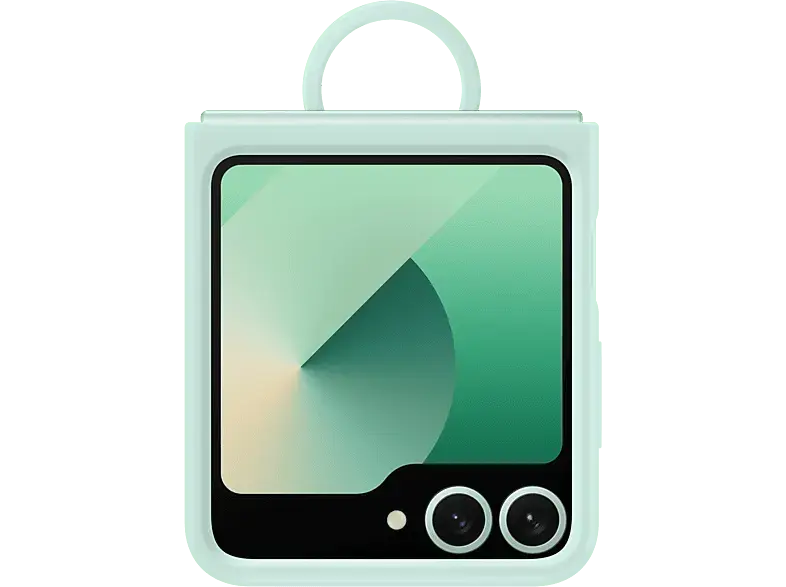 Samsung Silicone Case Backcover, für Samsung Galaxy Z Flip6, Mint; Schutzhülle