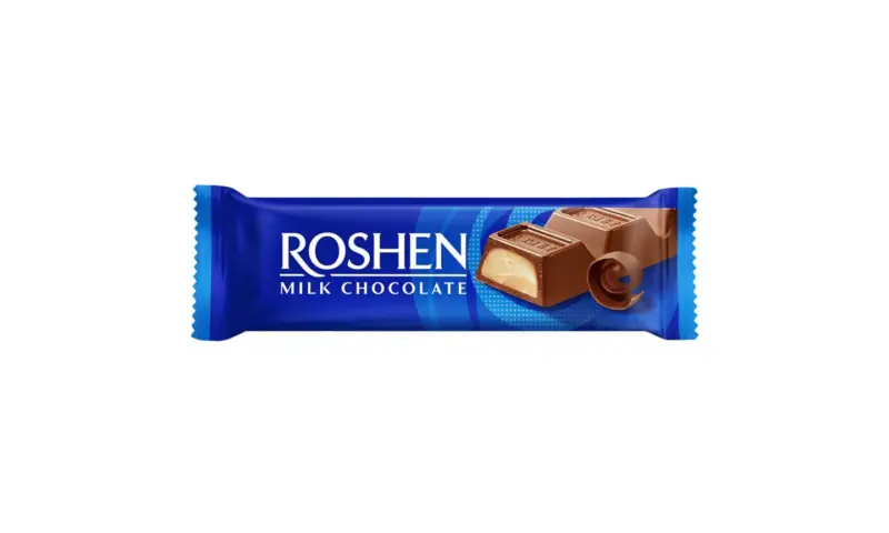 Roshen Шоколадов бар различни видове