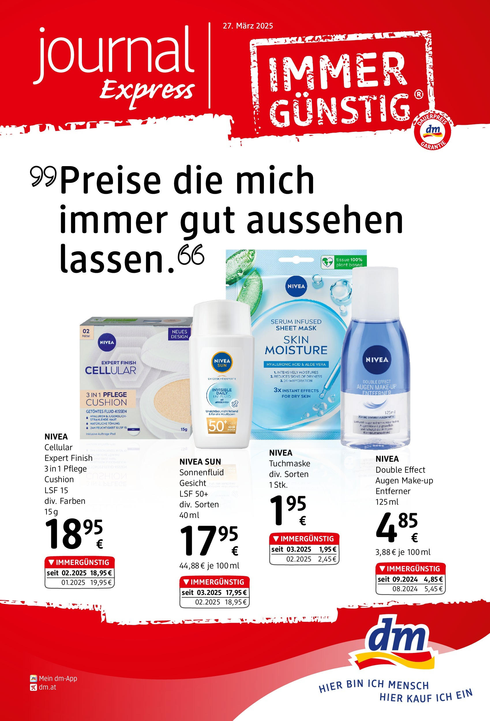 dm drogerie markt Flugblatt März 2025 von 27.03.2025 - Aktuelle Angebote | Seite: 1