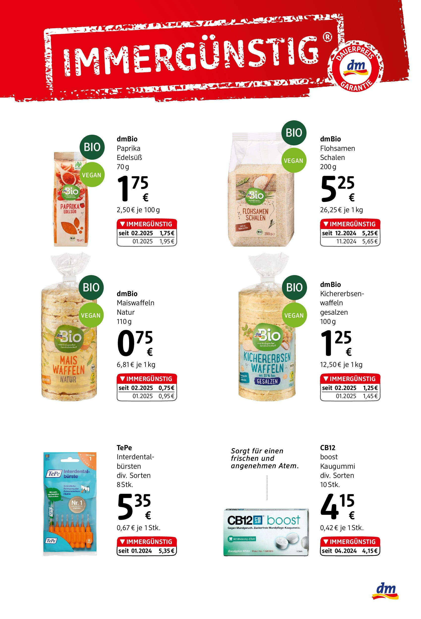 dm drogerie markt Flugblatt März 2025 von 27.03.2025 - Aktuelle Angebote | Seite: 8 | Produkte: Bürste, Reis