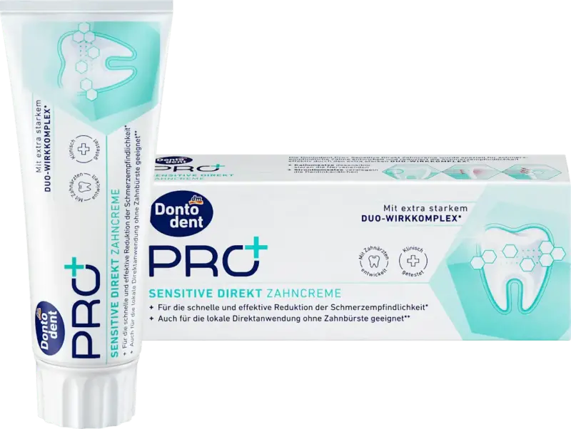 Dontodent PRO+ Zahnpasta Pro+ Sensitive Direkt