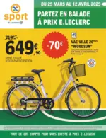 E.Leclerc Sports E.Leclerc Sports PRINTEMPS - au 12.04.2025
