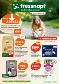 Fressnapf újság érvényessége 2025.04.09-ig
