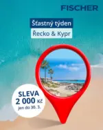 CK Fischer Získejte slevu 2 000 Kč na zájezd! – do 30.03.2025