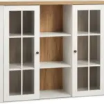 JYSK Dulap superior MARKSKEL 2 uși alb/stejar