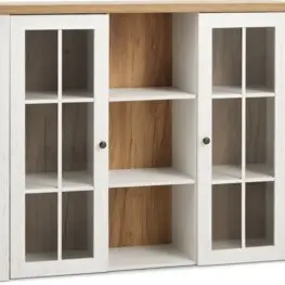 JYSK Dulap superior MARKSKEL 2 uși alb/stejar