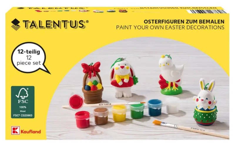 Talentus Великденски фигурки за рисуване, различни видове