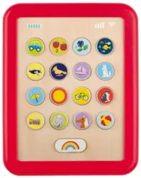 KIDLAND Дървен таблет или телефон