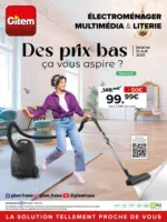Gitem Des prix bas - au 12.04.2025