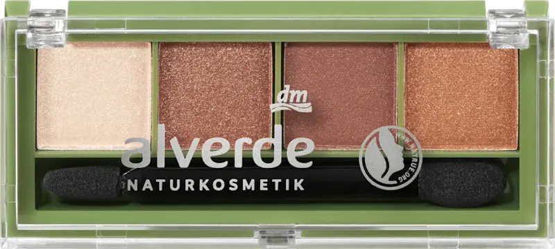 alverde NATURKOSMETIK Lidschattenpalette Quattro 39 Desert Wonders