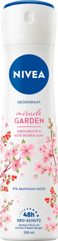 NIVEA Deospray Miracle Garden Kirschblüte & rote Beeren