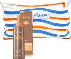 M. Asam Selbstbräuner Lotion Körper + beach pillow bag