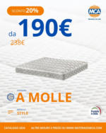 MCA Materassi Sconto 20% - al 30.04.2025