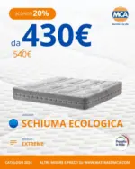 MCA Materassi Sconto 20% - al 31.08.2025