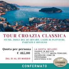 Tour croazia classica