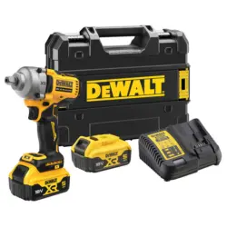 АКУМУЛАТОРЕН БЕЗЧЕТКОВ ГАЙКОВЕРТ DEWALT DCF892P2T-QW 18 V, 813.00 nm, БРОЙ БАТЕРИИ 2, КАПАЦИТЕТ НА БАТЕРИЯТА 5.00 Ah, КУФАР