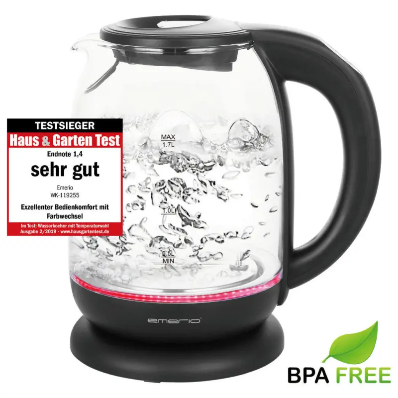 Emerio Glas-Wasserkocher WK-119255.5