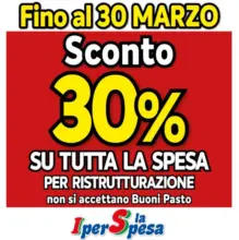 Sconto 30%