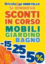 BricolaRge Sconti in corso mobili giardino bagno - al 06.04.2025