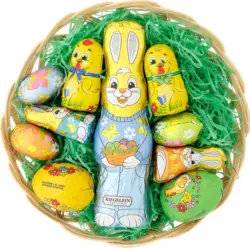 Riegelein Великденска кошница с шоколадови фигурки