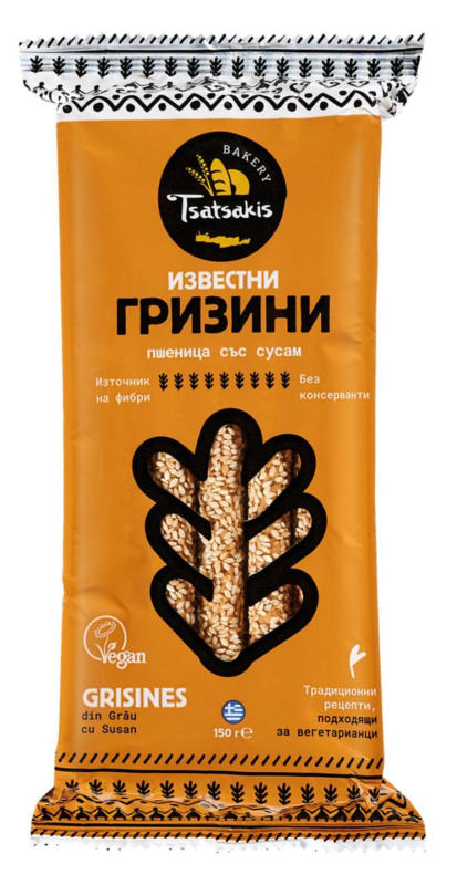 Tsatsakis Веган гризини различни вкусове
