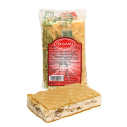 Zuckerwaren-Waffelschnitte mit Walnüssen