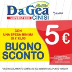 DA.GEA Superstore Buono sconto - al 19.04.2025