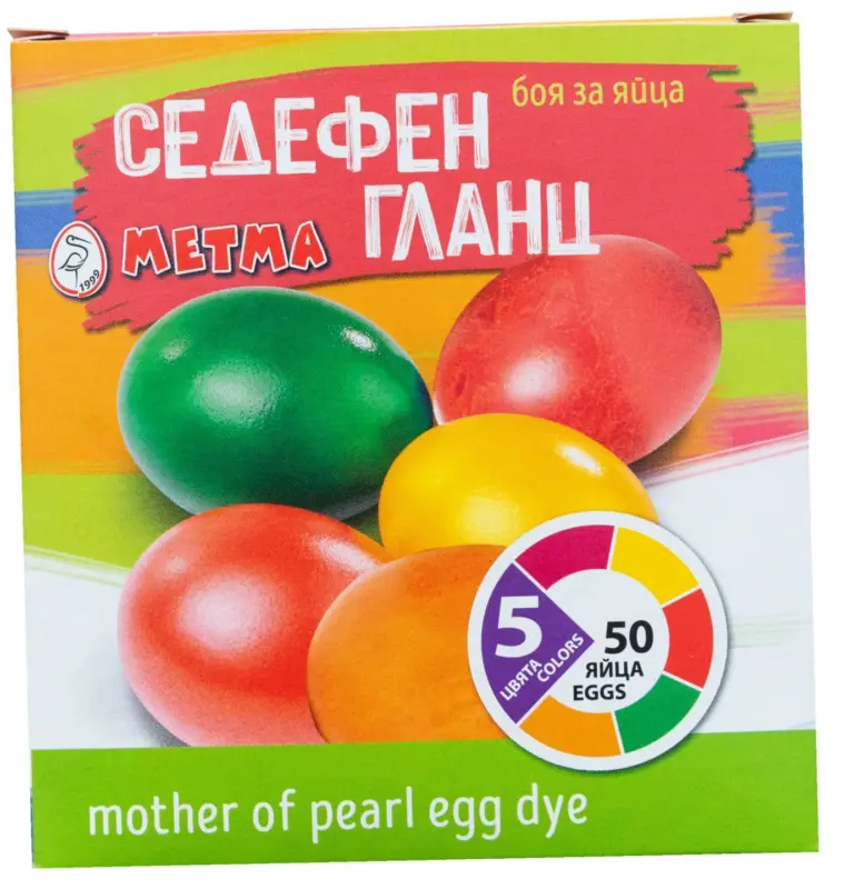 Боя за яйца 5 цвята