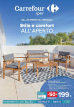Carrefour Ipermercati Stile e comfort all'aperto - al 30.04.2025