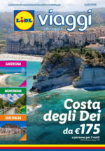Lidl Viaggi Aprile 2025 - al 30.04.2025