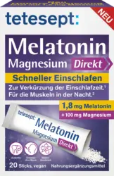 tetesept Melatonin + Magnesium Direkt Sticks