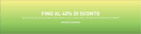 Fino al 40% di sconto