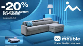- 20 % sur une sélection de produits