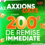 Moto-Axxe Bénéficiez dès maintenant de remises exceptionnelles ! - au 26.04.2025