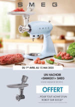 Copra Smeg vous offre un hachoir d'une valeur de 89,99 € - au 15.05.2025