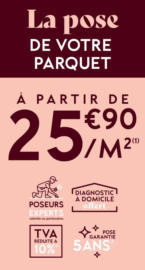 La pose de votre parquet