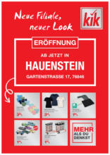 KiK: Neueröffnung in Hauenstein