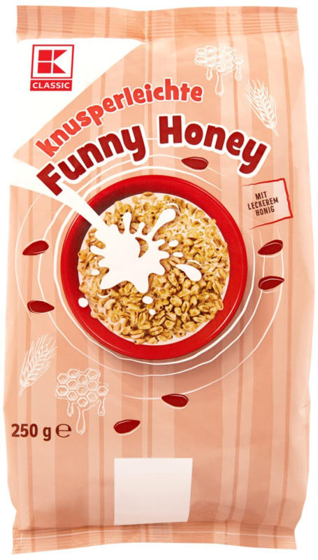K-Classic Зърнена закуска Funny Honey