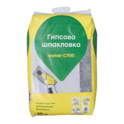 ГИПСОВА ШПАКЛОВКА WEBER C700