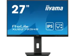 IIYAMA ProLite XUB2793HS-B7 27 Zoll Monitor, Full-HD, 1 ms Reaktionszeit, 300 cd/m², 100 Hz, Schwarz