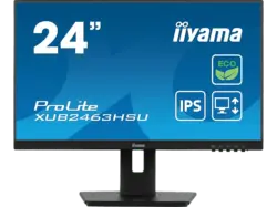 IIYAMA ProLite XUB2463HSU-B1 23,8 Zoll Full-HD Monitor (3 ms Reaktionszeit, 100 Hz)